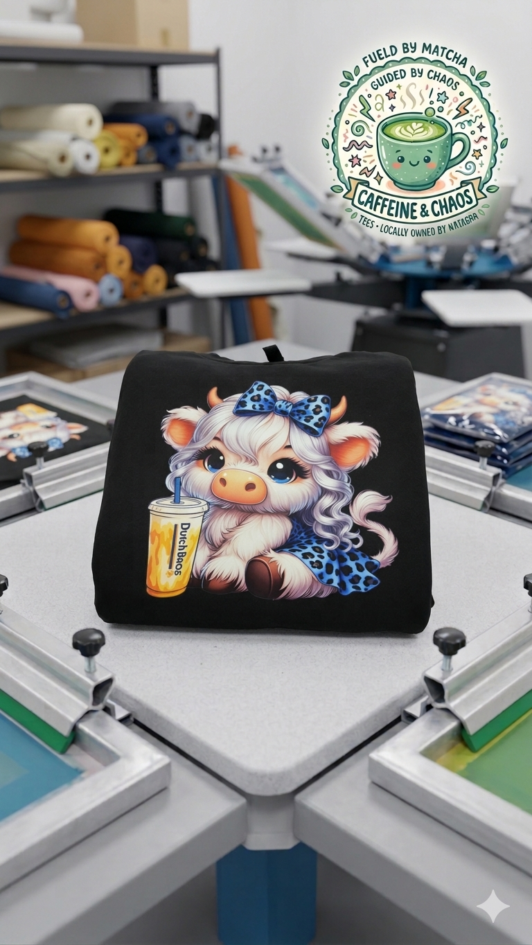 The Dutch Bros Highland Cow Tee 🐮☕️