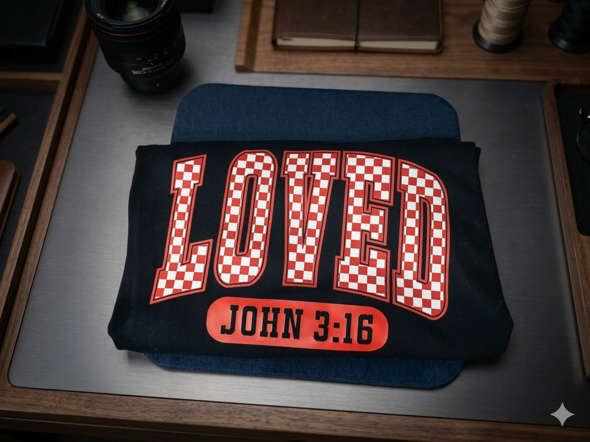 "LOVED" John 3:16 Tee ❤️🕊️