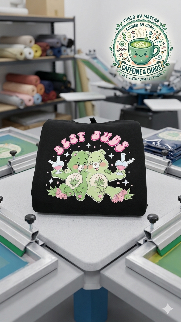 Best Buds Tee — High-Vibe Cuteness 🌿✨
