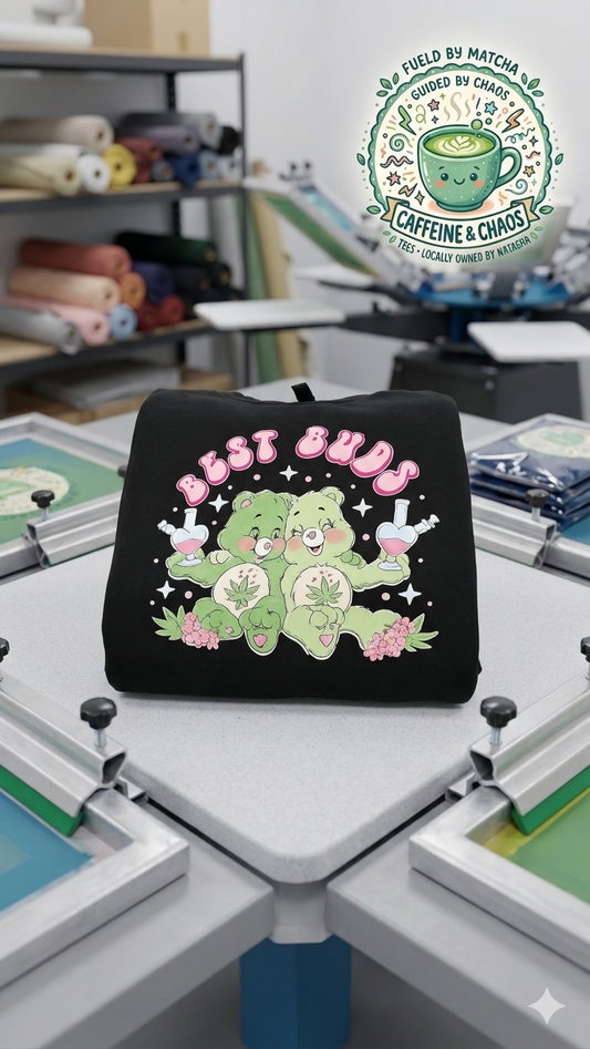 Best Buds Tee — High-Vibe Cuteness 🌿✨