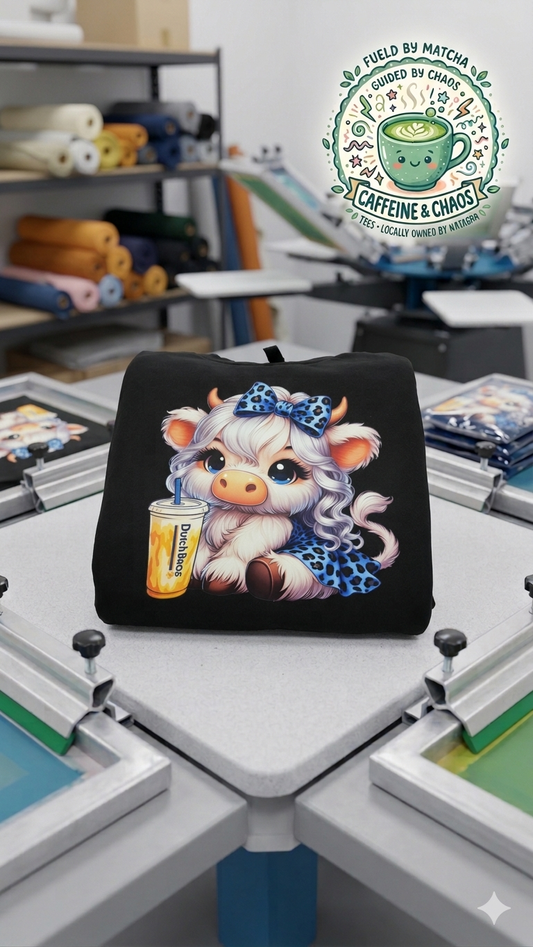 The Dutch Bros Highland Cow Tee 🐮☕️
