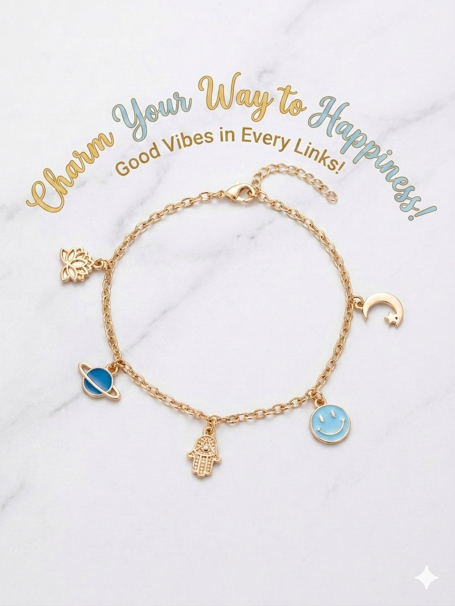 The Custom Charm Anklet — Made Just For You! ✨