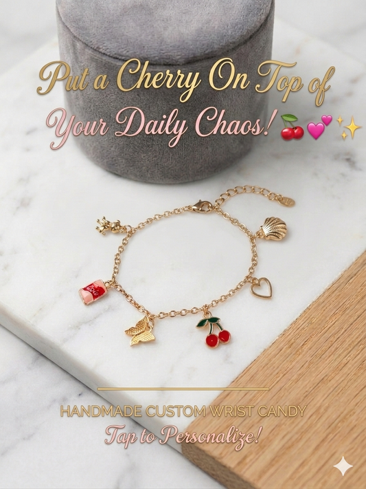 Custom Handmade Bracelets — Your Daily Stack, Perfected! 🍒✨
